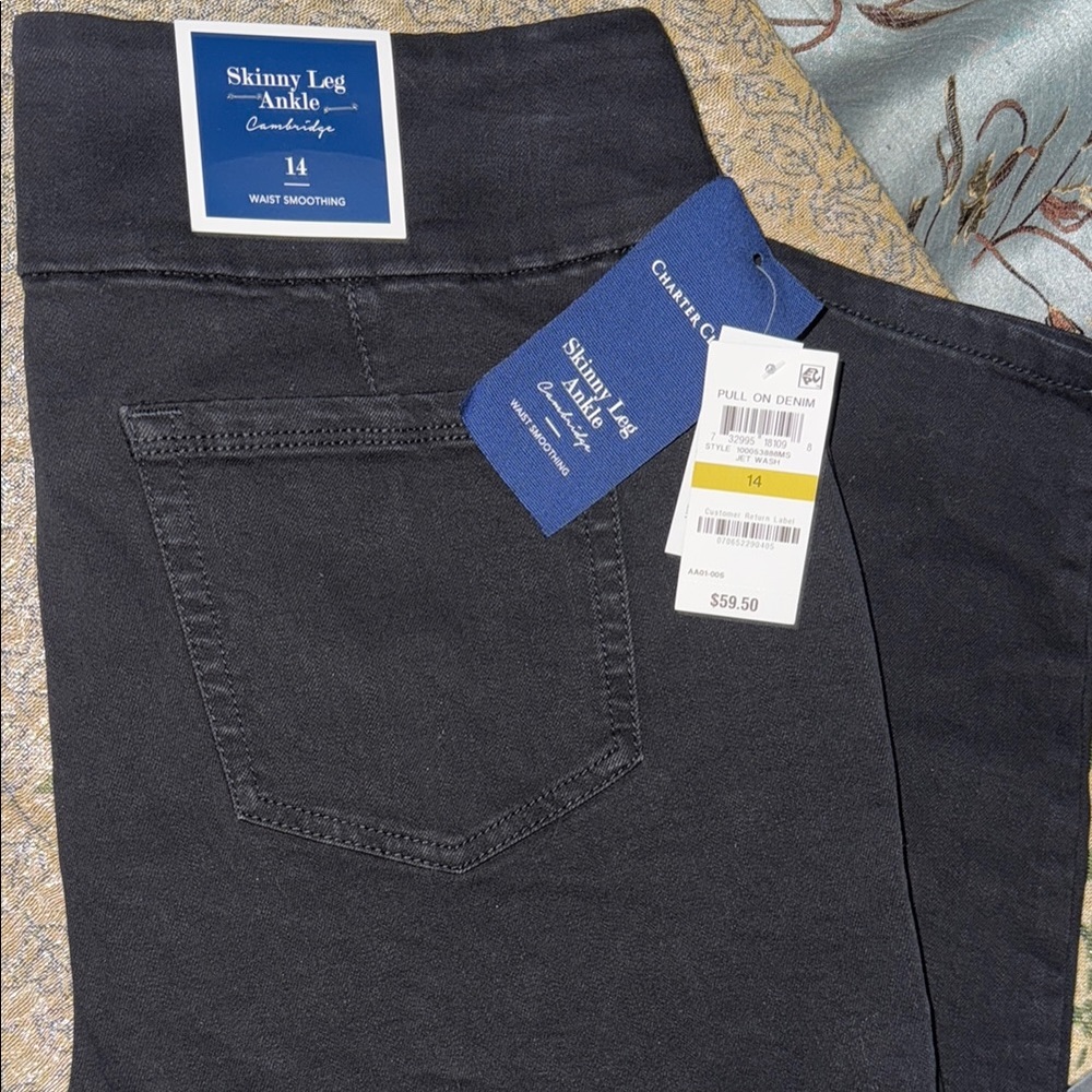 Charter Club Black Skinny Jeans